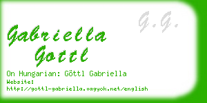 gabriella gottl business card